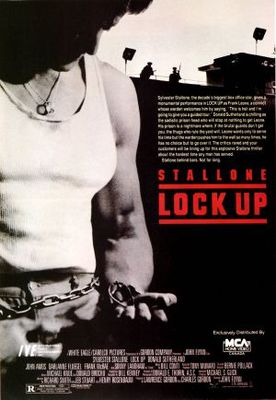 Lock Up movie poster (1989) t-shirt
