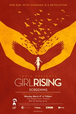 Girl Rising movie poster (2013) canvas poster
