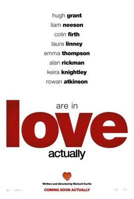 Love Actually movie poster (2003) metal framed poster