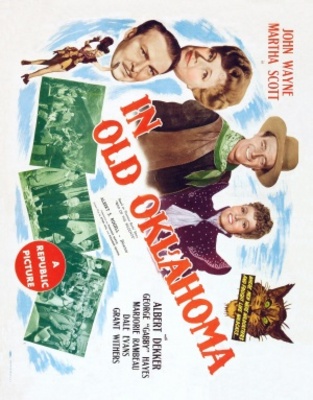 In Old Oklahoma movie poster (1943) wooden framed poster