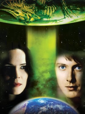Alien Hunter movie poster (2003) wooden framed poster