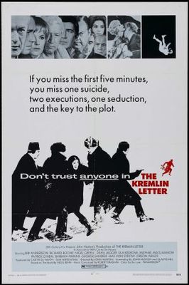 The Kremlin Letter movie poster (1970) pillow