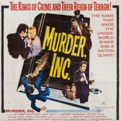 Murder, Inc. movie poster (1960) wood print