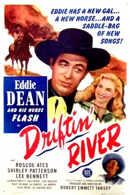 Driftin' River movie poster (1946) t-shirt