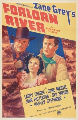 Forlorn River movie poster (1937) wooden framed poster