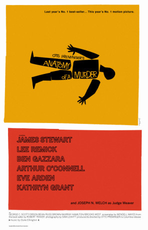 Anatomy of a Murder movie poster (1959) poster with hanger