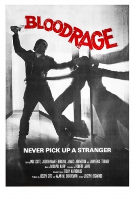 Bloodrage movie poster (1979) wooden framed poster
