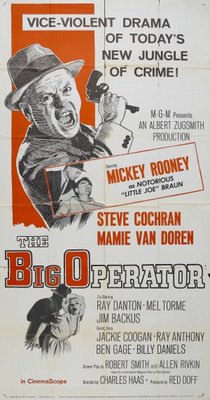 The Big Operator movie poster (1959) wooden framed poster