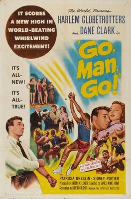Go, Man, Go! movie poster (1954) wooden framed poster