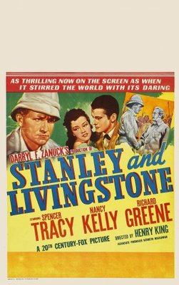 Stanley and Livingstone movie poster (1939) metal framed poster