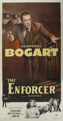 The Enforcer movie poster (1951) metal framed poster