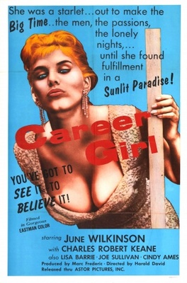 Career Girl movie poster (1960) wood print