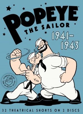 Popeye the Sailor movie poster (1933) metal framed poster
