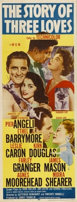 The Story of Three Loves movie poster (1953) poster with hanger