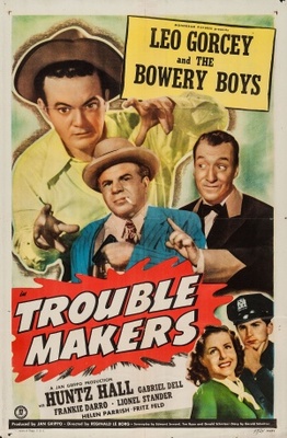 Trouble Makers movie poster (1948) metal framed poster