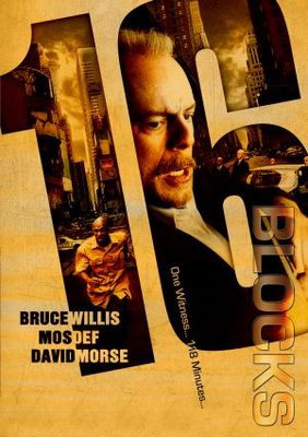 16 Blocks movie poster (2006) canvas poster