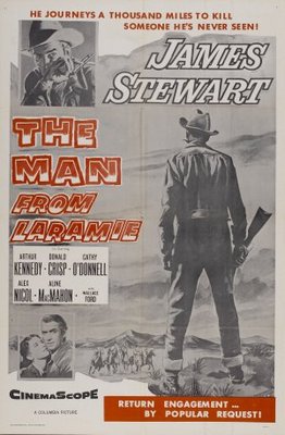 The Man from Laramie movie poster (1955) pillow