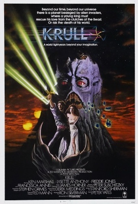 Krull movie poster (1983) poster with hanger