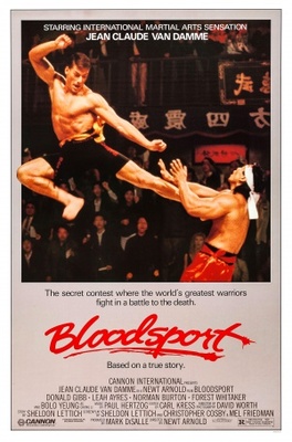 Bloodsport movie poster (1988) pillow