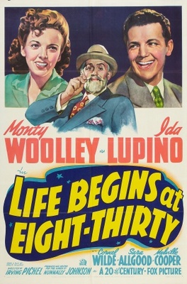 Life Begins at Eight-Thirty movie poster (1942) tote bag