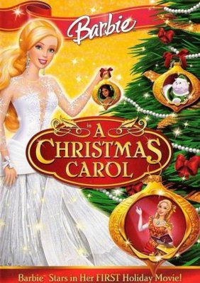 Barbie in a Christmas Carol movie poster (2008) pillow