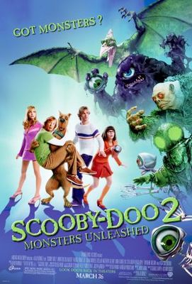 Scooby Doo 2: Monsters Unleashed movie poster (2004) canvas poster