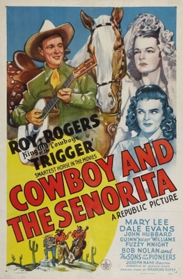 Cowboy and the Senorita movie poster (1944) mouse pad