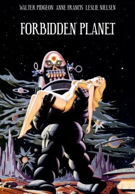 Forbidden Planet movie poster (1956) puzzle MOV_de4b1002