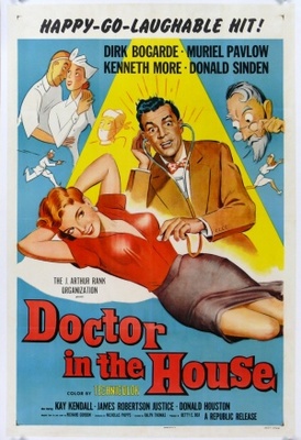 Doctor in the House movie poster (1954) canvas poster