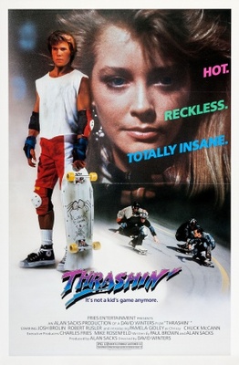 Thrashin' movie poster (1986) poster with hanger