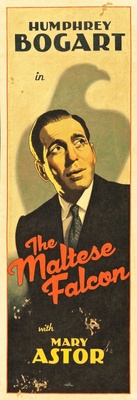 The Maltese Falcon movie poster (1941) metal framed poster