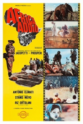 Africa addio movie poster (1966) wood print