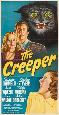 The Creeper movie poster (1948) metal framed poster