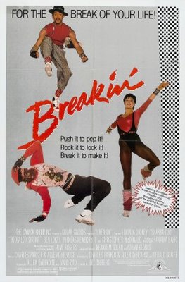 Breakin' movie poster (1984) canvas poster