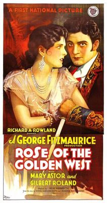 Rose of the Golden West movie poster (1927) wooden framed poster