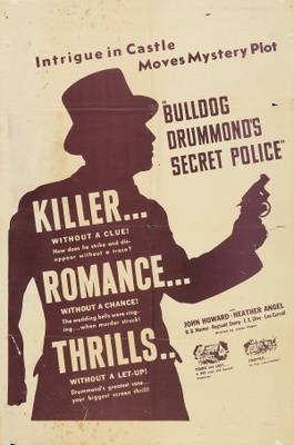 Bulldog Drummond's Secret Police movie poster (1939) Poster MOV_dea65f0c