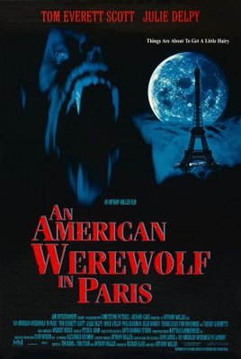 An American Werewolf in Paris movie poster (1997) poster with hanger