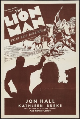 The Lion Man movie poster (1936) wooden framed poster