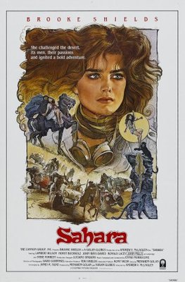 Sahara movie poster (1983) poster with hanger