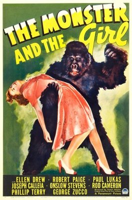 The Monster and the Girl movie poster (1941) metal framed poster