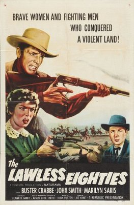 The Lawless Eighties movie poster (1957) metal framed poster