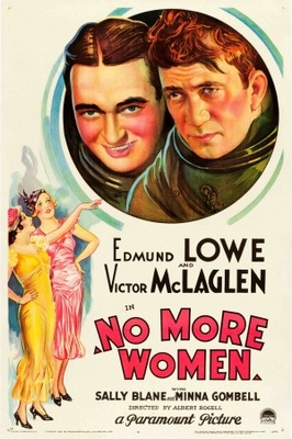 No More Women movie poster (1934) pillow