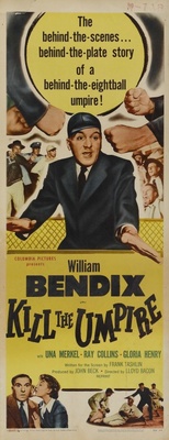 Kill the Umpire movie poster (1950) poster