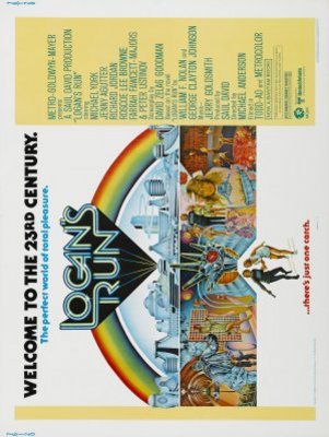 Logan's Run movie poster (1976) wooden framed poster