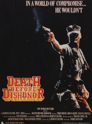 Death Before Dishonor movie poster (1987) Mouse Pad MOV_df4c1926
