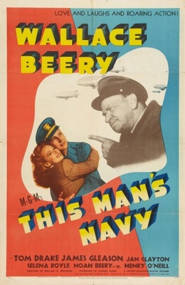 This Man's Navy movie poster (1945) poster with hanger