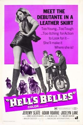 Hell's Belles movie poster (1970) metal framed poster