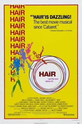 Hair movie poster (1979) canvas poster