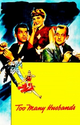 Too Many Husbands movie poster (1940) canvas poster