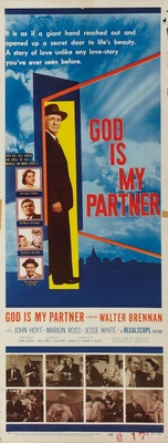 God Is My Partner movie poster (1957) metal framed poster